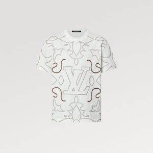 LOUIS VUITTON エンブロイダードコットンTシャツ