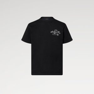 LOUIS VUITTON エンベリッシュドショートスリーブコットンクルーネック