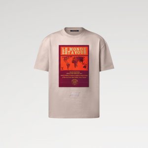LOUIS VUITTON エンベリッシュド グラフィックコットンTシャツ