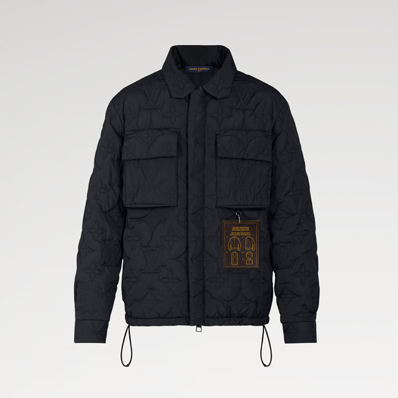 LOUIS VUITTON    モノグラムパデッドライトブルゾン  1A5VAP