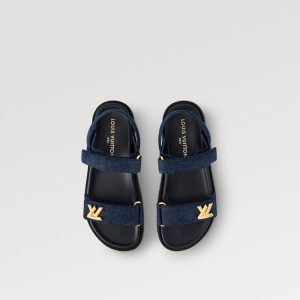 LOUIS VUITTON サンセット コンフォート フラットサンダル    Ref：1ACPGL