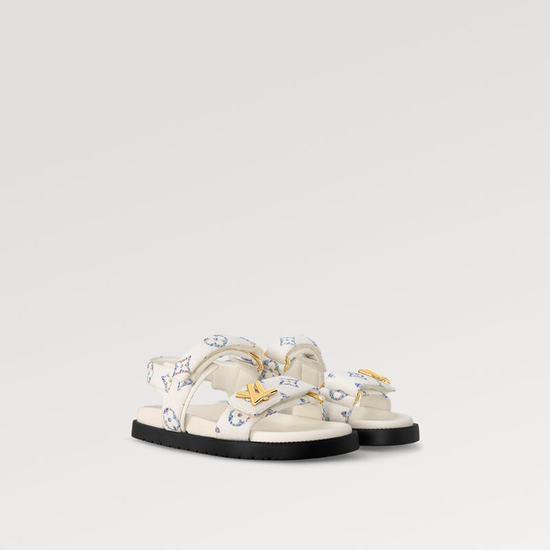 LOUIS VUITTON サンセット コンフォート フラットサンダル    Ref：1ACSH3