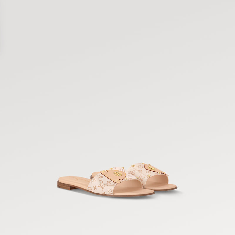 LOUIS VUITTONフレームフラットサンダル    Ref：1ACXX5