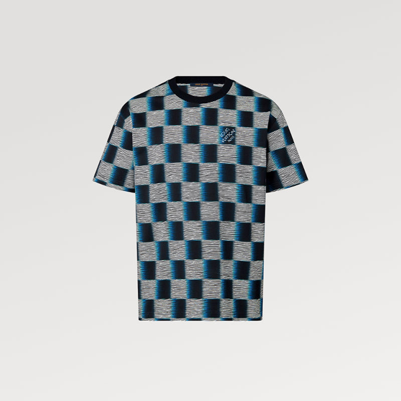 LOUIS VUITTON ダミエショートスリーブコットンTシャツ