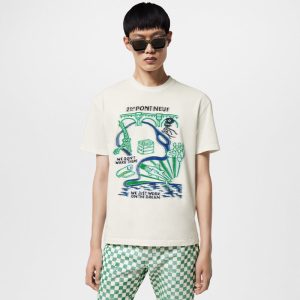 LOUIS VUITTON インターシャTシャツ