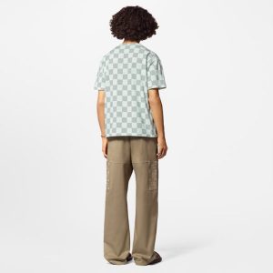 LOUIS VUITTON プリントコットン半袖Tシャツ