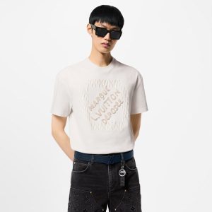 LOUIS VUITTON エンブロイダードシグネチャーコットンTシャツ
