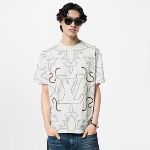 LOUIS VUITTON エンブロイダードコットンTシャツ
