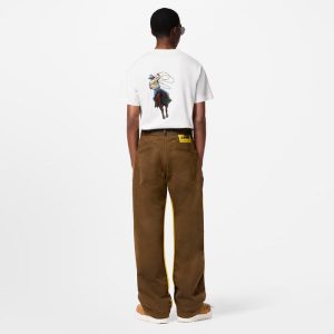 LOUIS VUITTON 刺繍入りコットンTシャツ