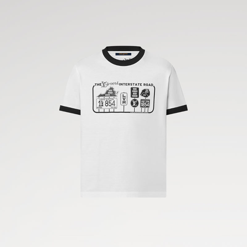 LOUIS VUITTON エンベリッシュドコットンTシャツ