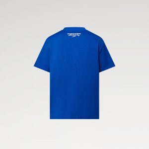 LOUIS VUITTON ショートスリーブエンブロイダードコットンTシャツ