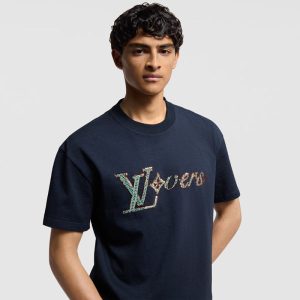 LOUIS VUITTON VersエンベリッシュドショートスリーブTシャツ