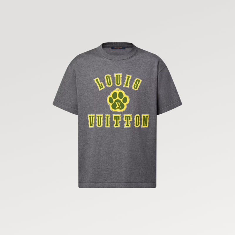 LOUIS VUITTON エンベリッシュドショートスリーブコットンクルーネック