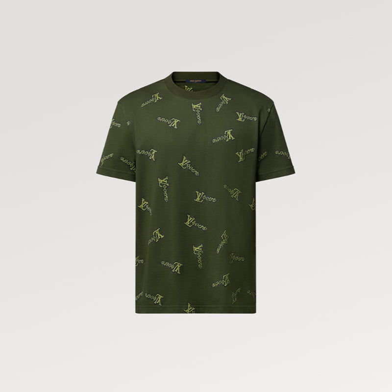 LOUIS VUITTON ジャカードコットンTシャツ