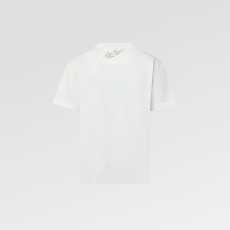 LOUIS VUITTON エンベリッシュドコットンTシャツ