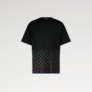 LOUIS VUITTON モノグラム グラディエント エンベリッシュド ショートスリーブクルーネック