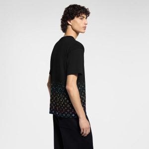 LOUIS VUITTON モノグラム グラディエント エンベリッシュド ショートスリーブクルーネック