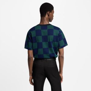 LOUIS VUITTON ジャカードダミエ ショートスリーブコットンクルーネック