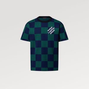 LOUIS VUITTON ジャカードダミエ ショートスリーブコットンクルーネック