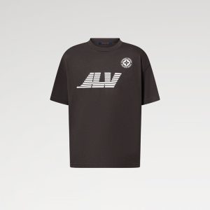 LOUIS VUITTON ウォッシュドプリンテッド コットンTシャツ