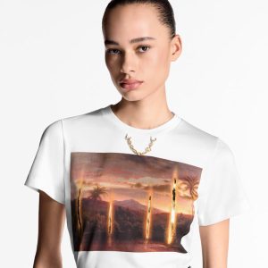 LOUIS VUITTON x ローラン・グラッソ プリントTシャツ