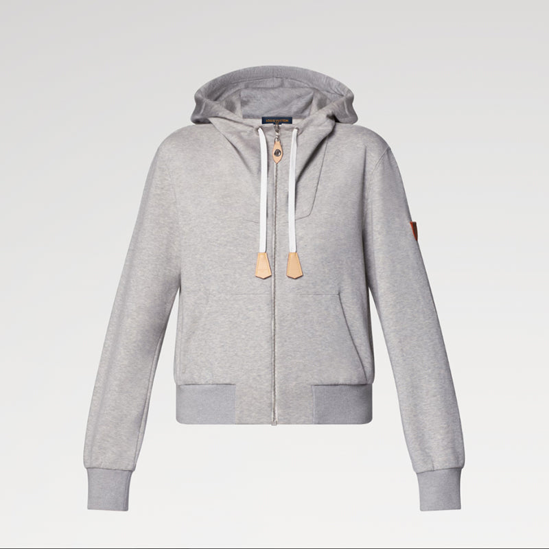 LOUIS VUITTON    レザーアクセント フーディ