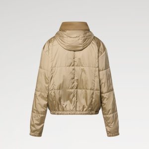 LOUIS VUITTON    耐裂性のあるキルティングフードジャケット  1AIAHR