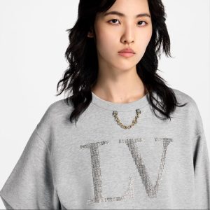 LOUIS VUITTON    ラインストーン シグネチャー セーター