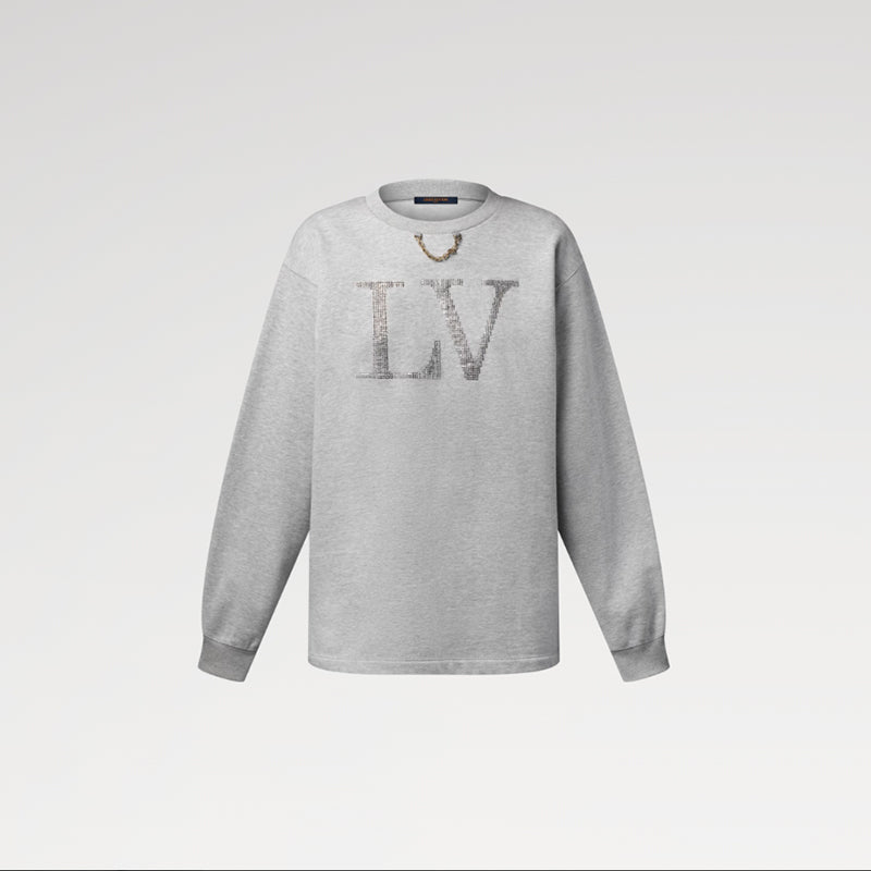 LOUIS VUITTON    ラインストーン シグネチャー セーター