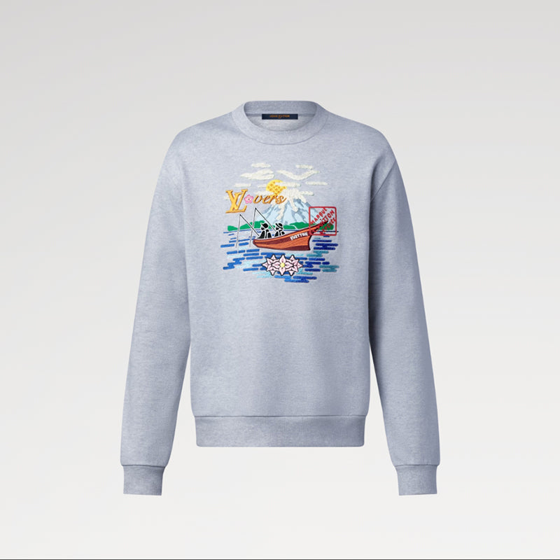 LOUIS VUITTON    エンブロイダリー スウェットシャツ