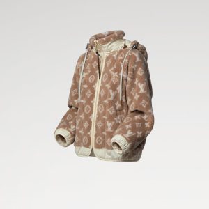 LOUIS VUITTON    モノグラム フリース フーデッドジャケット  1AIP50