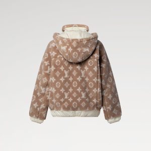 LOUIS VUITTON    モノグラム フリース フーデッドジャケット  1AIP50