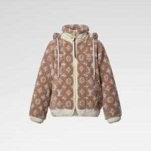 LOUIS VUITTON    モノグラム フリース フーデッドジャケット  1AIP50