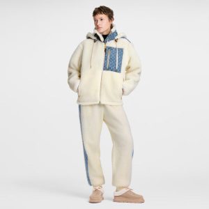 LOUIS VUITTON    モノグラムアクセント フリースジャケット  1AIQQJ