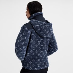 LOUIS VUITTON    デニムエフェクト モノグラムフリースジャケット  1AIQQZ