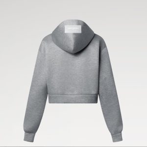 LOUIS VUITTON    クロップド モノグラム スカーフ フーディ