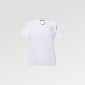 LOUIS VUITTON ハートパッチ Tシャツ