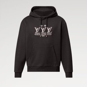 LOUIS VUITTON パールエンベリッシュド フーディ