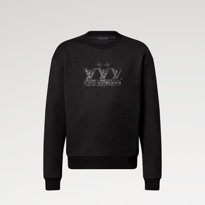 LOUIS VUITTON エンべリッシュド シグネチャーパッチ スウェットシャツ