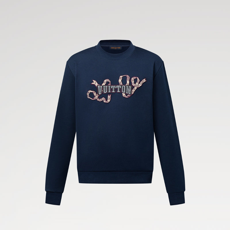 LOUIS VUITTON エンブロイダードコットンクルーネック