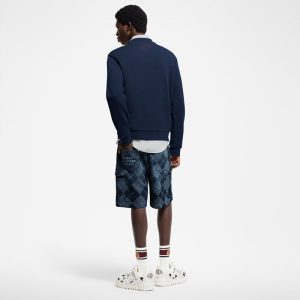 LOUIS VUITTON エンブロイダードコットンクルーネック