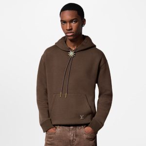 LOUIS VUITTON エンベリッシュドコットンフーディ