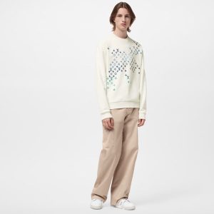 LOUIS VUITTON 刺繍入りスウェットシャツ