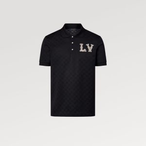 LOUIS VUITTON コットンピケポロウィズエンブロイダードLVパッチ