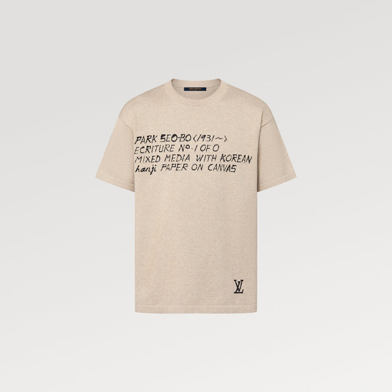 LOUIS VUITTON x PARK SEO BO コットン 半袖 クルーネック シャツ