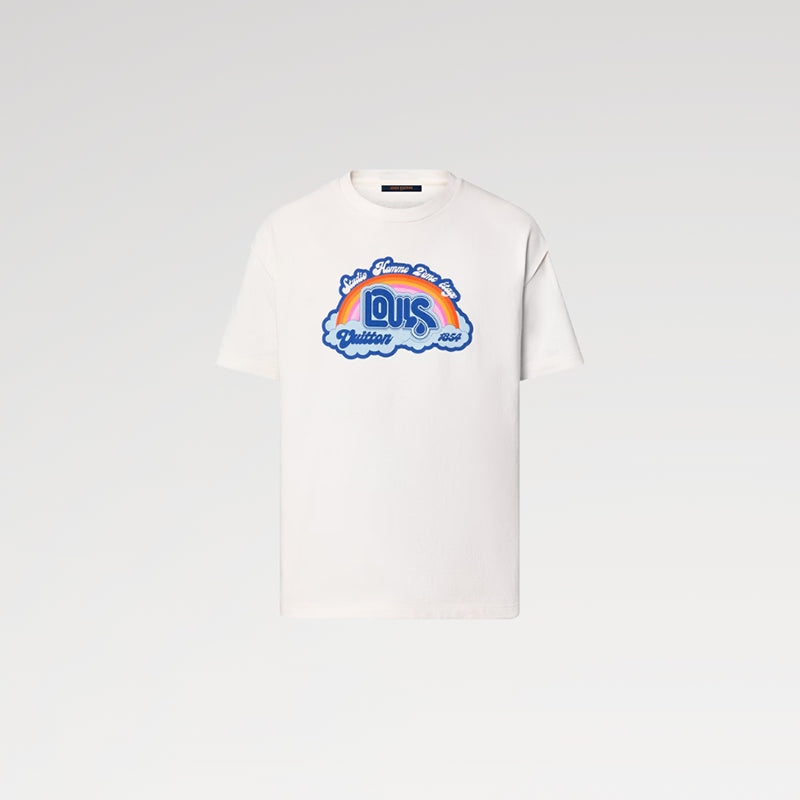 LOUIS VUITTON レインボープリントTシャツ