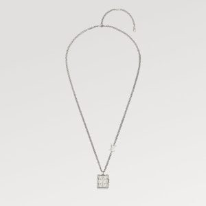 LOUIS VUITTON トランクロケットペンダントネックレス   Ref：M00527