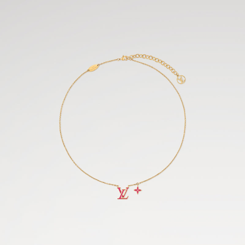 LOUIS VUITTON アイコニック エナメル ネックレス   Ref：M01094