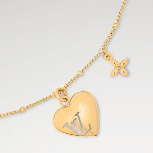 LOUIS VUITTON ネックレス･ブルーミング ハート   Ref：M02310