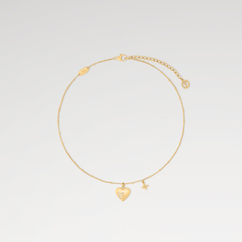 LOUIS VUITTON ネックレス･ブルーミング ハート   Ref：M02310